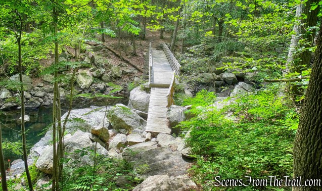 62-foot footbridge over Popolopen Creek