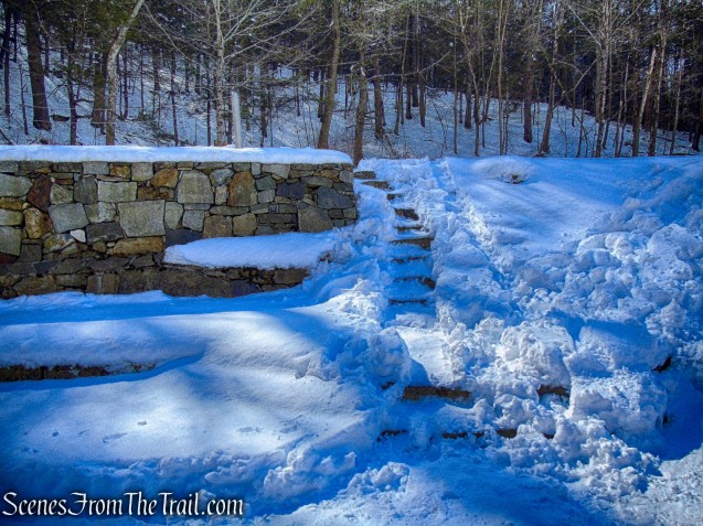 stone steps - Kent Falls State Park