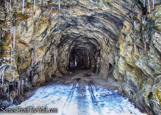 railroad tunnel - Pinney Loop Trail