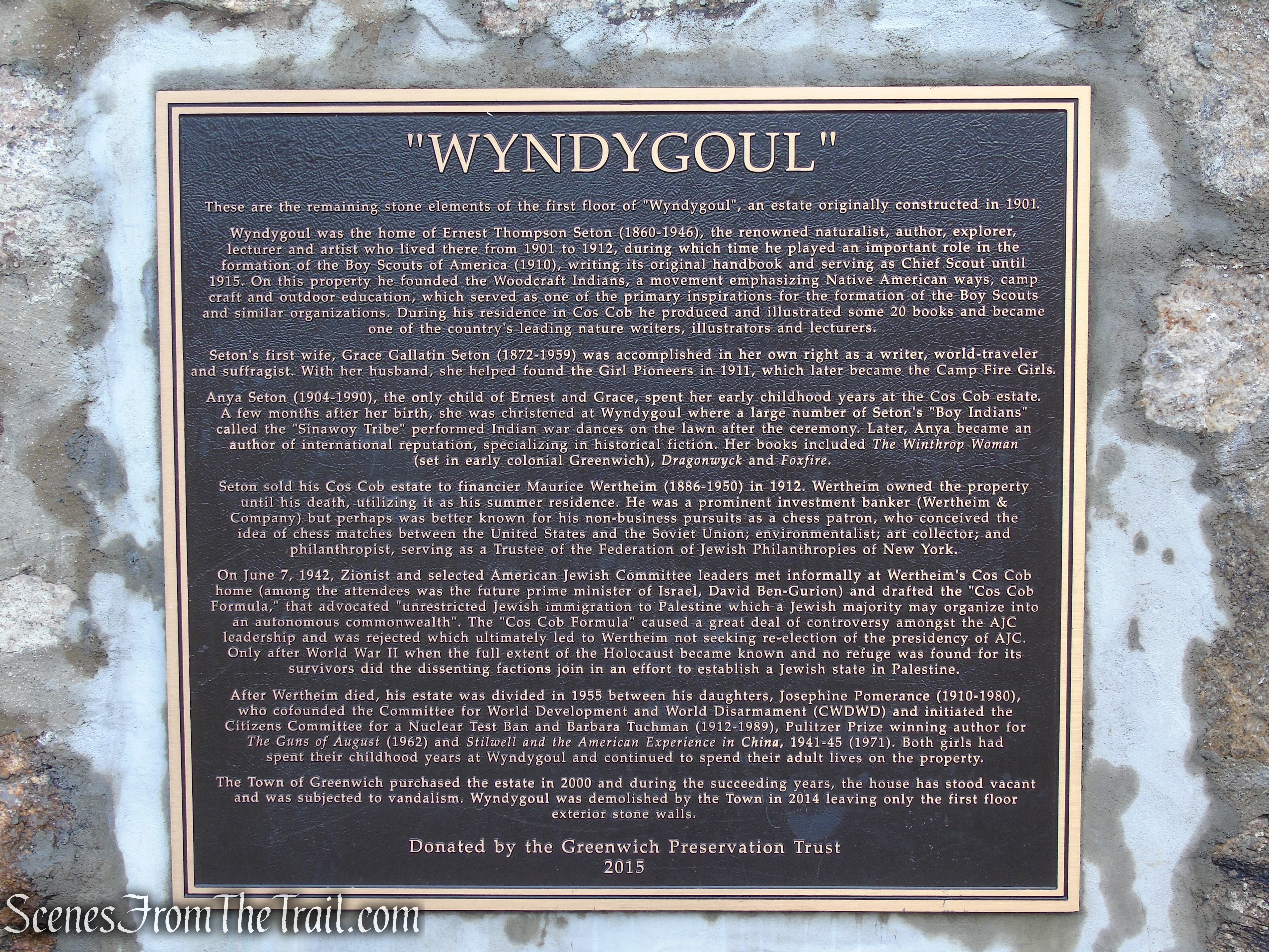 Wyndygoul ruins - Pomerance Park